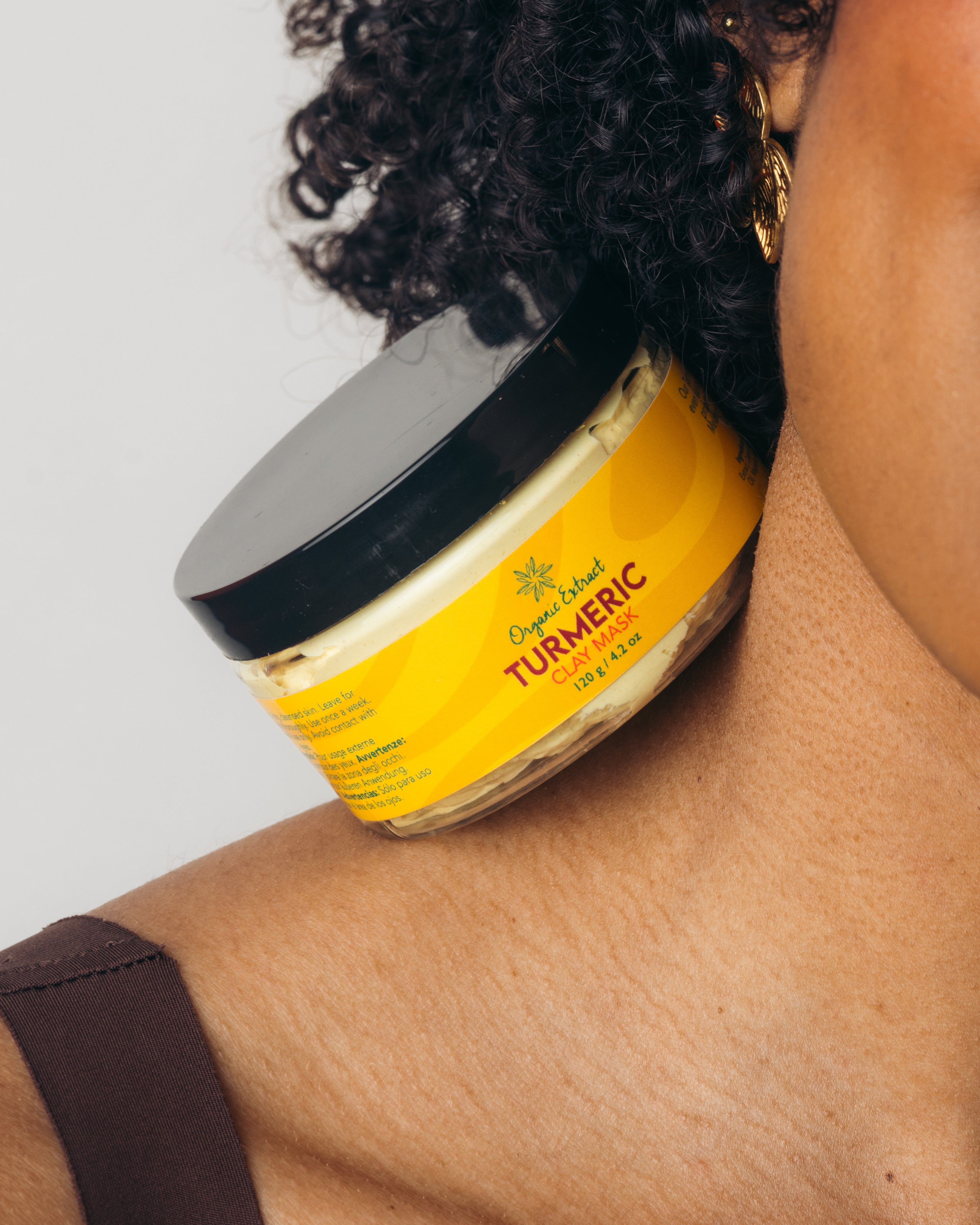 Organic Extract Turmeric Clay Mask 120g - Mitchell Brands