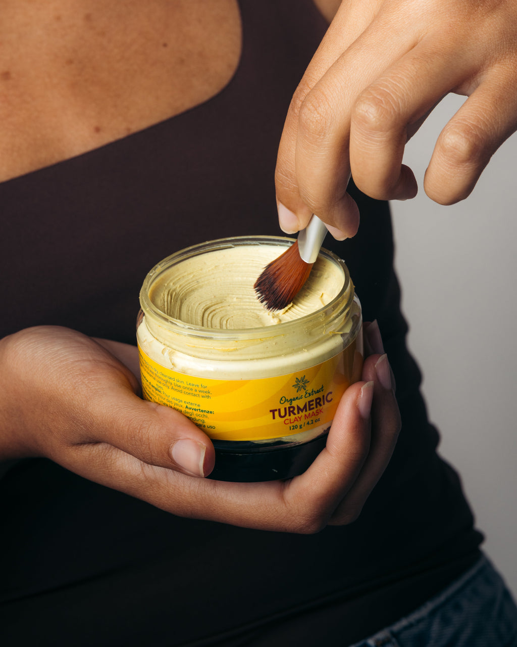 Organic Extract Turmeric Clay Mask 120g - Mitchell Brands