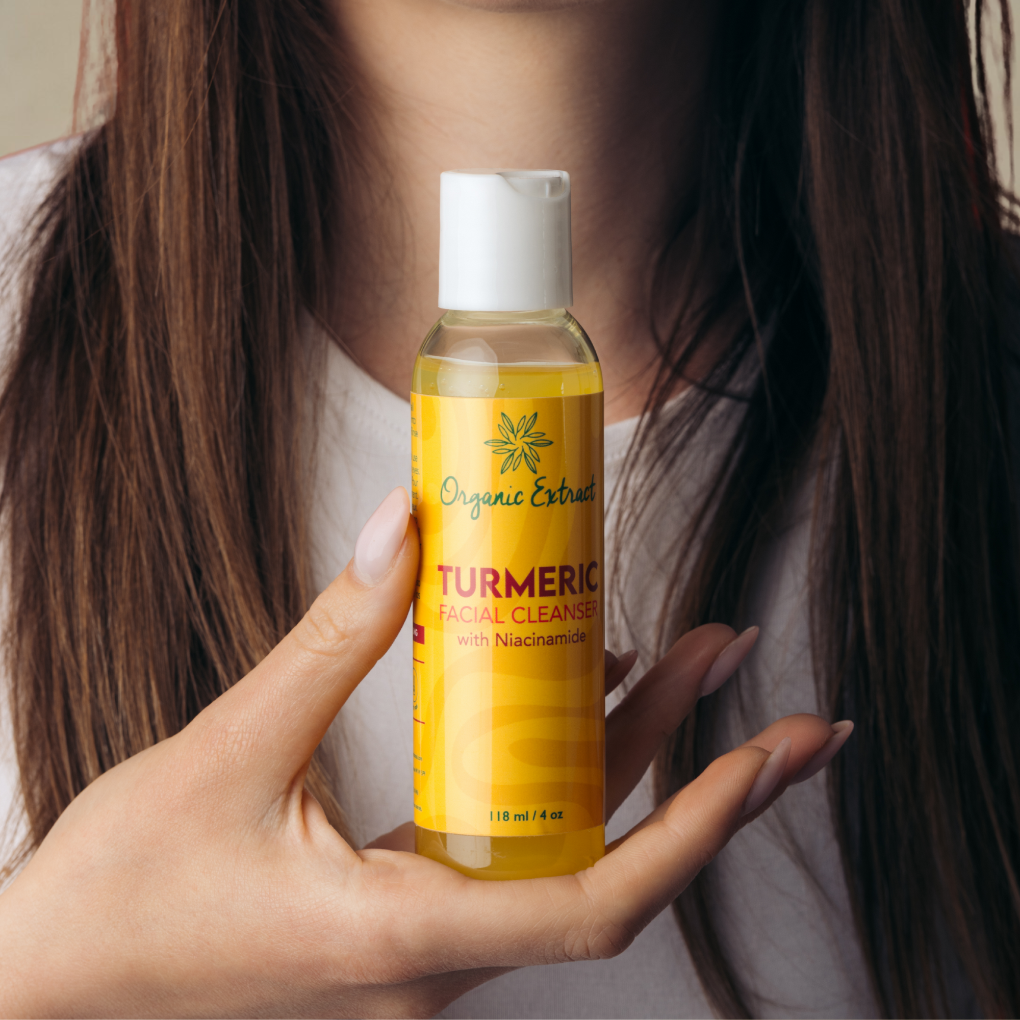 Organic Extract Turmeric Facial Cleanser 4 oz/118 ml
