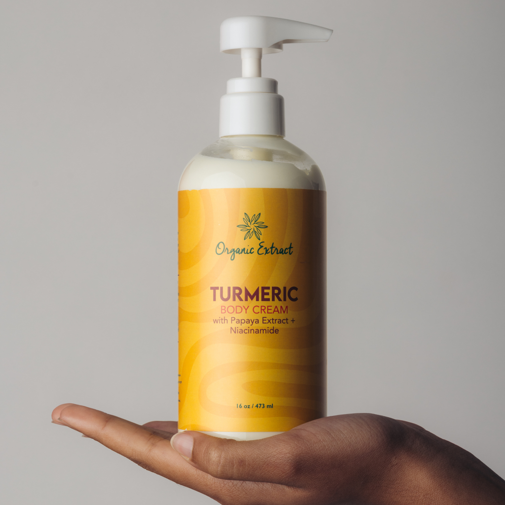 Organic Extract Turmeric Body Cream 16 oz
