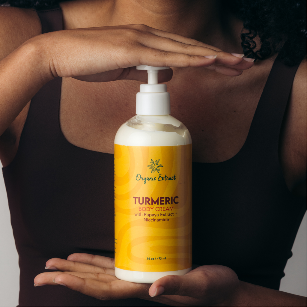 Organic Extract Turmeric Body Cream 16 oz