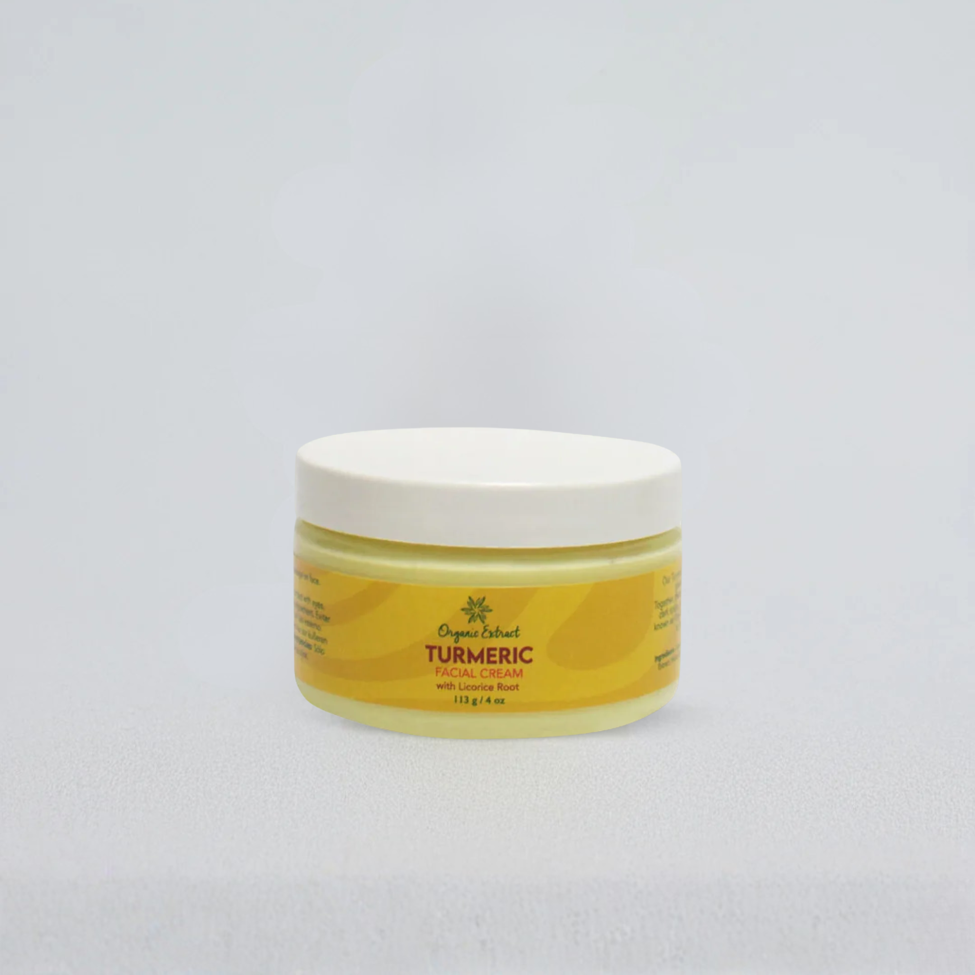 Organic Extract Turmeric Facial Cream 4 oz/118 ml