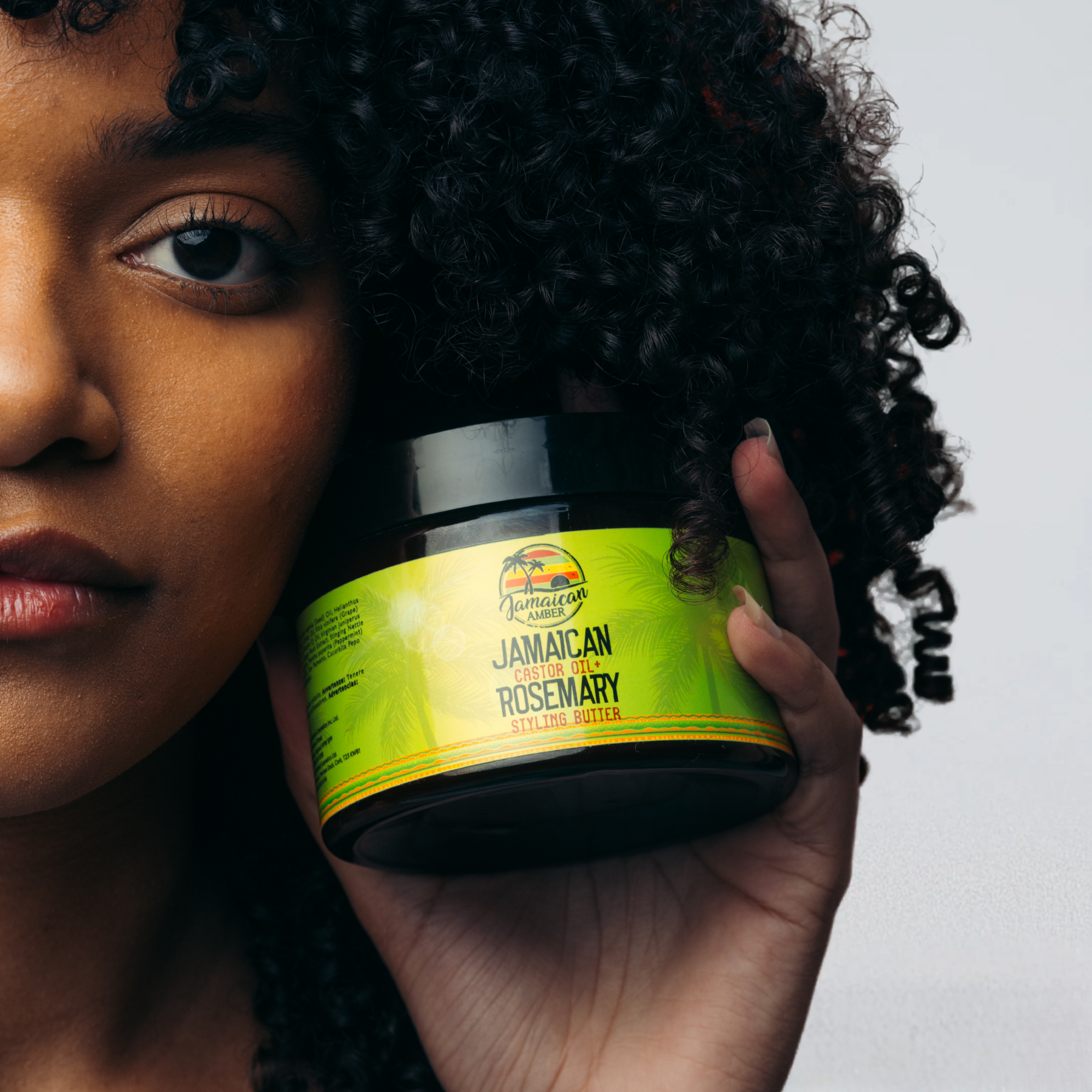 Jamaican Amber Jamaican  Castor Oil & Rosemary Hair Styling Butter 12 oz/354 ml