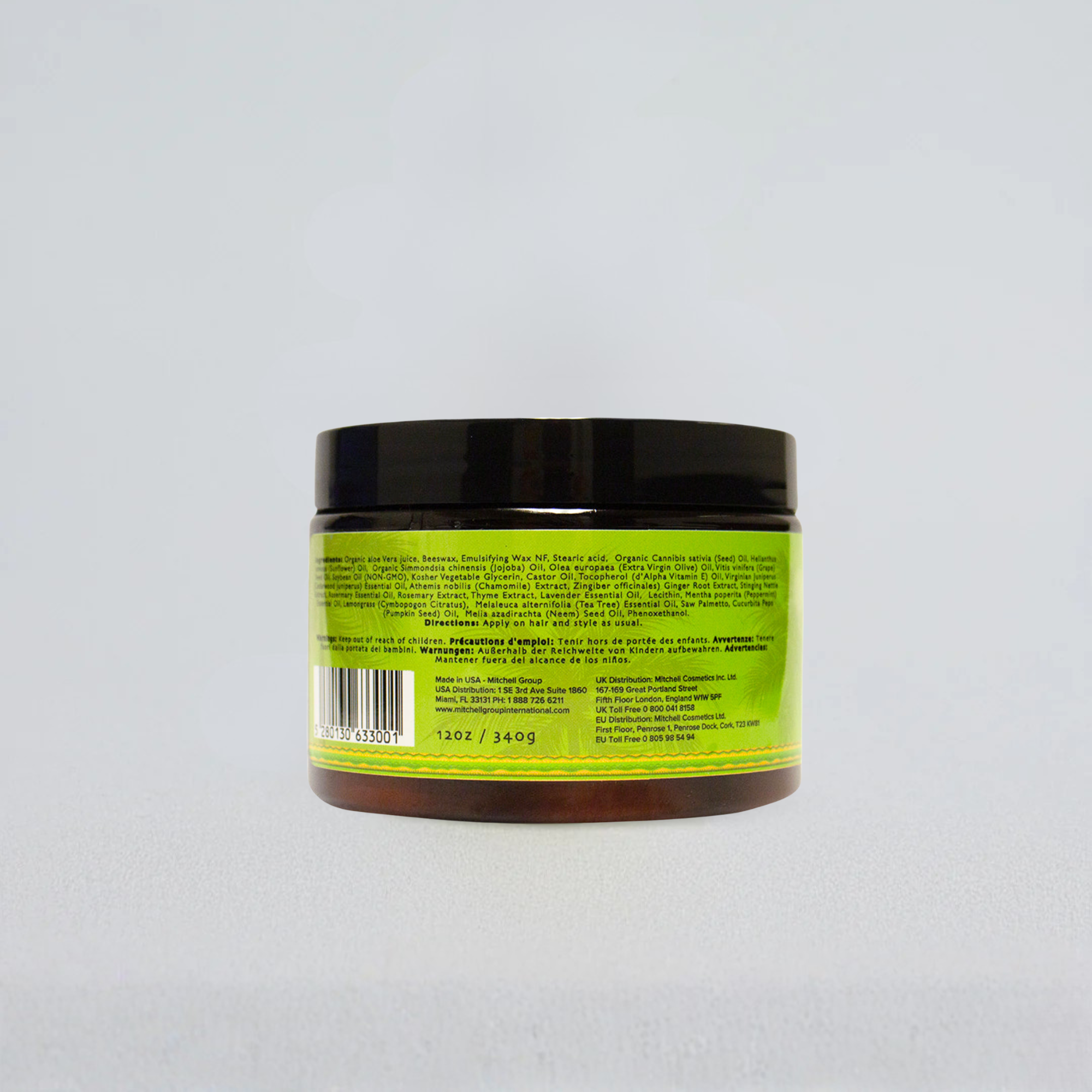 Jamaican Amber Jamaican  Castor Oil & Rosemary Hair Mask 12 oz/354 ml