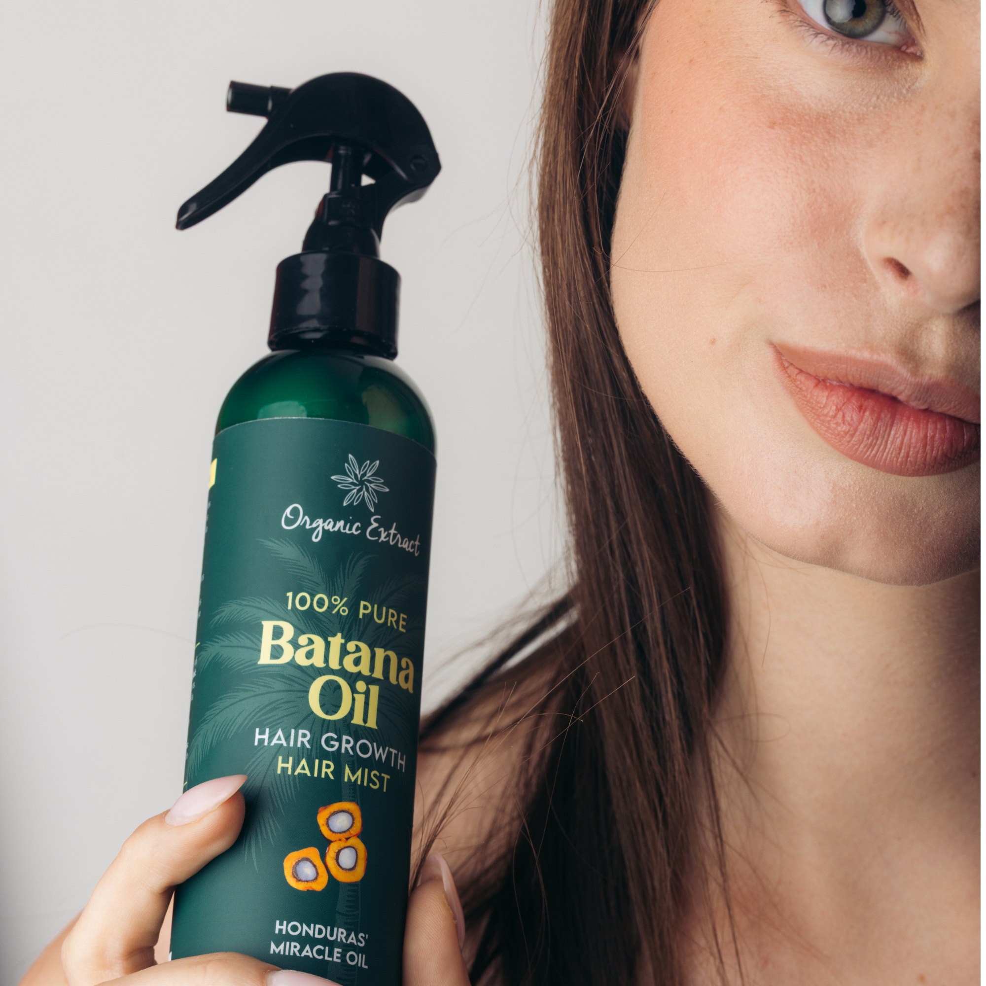 Organic Extract Batana Oil Stimulating Leave in Hair Growth Mist 8 oz / 236ml