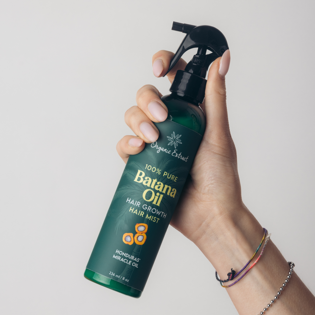 Organic Extract Batana Oil Stimulating Leave in Hair Growth Mist 8 oz / 236ml