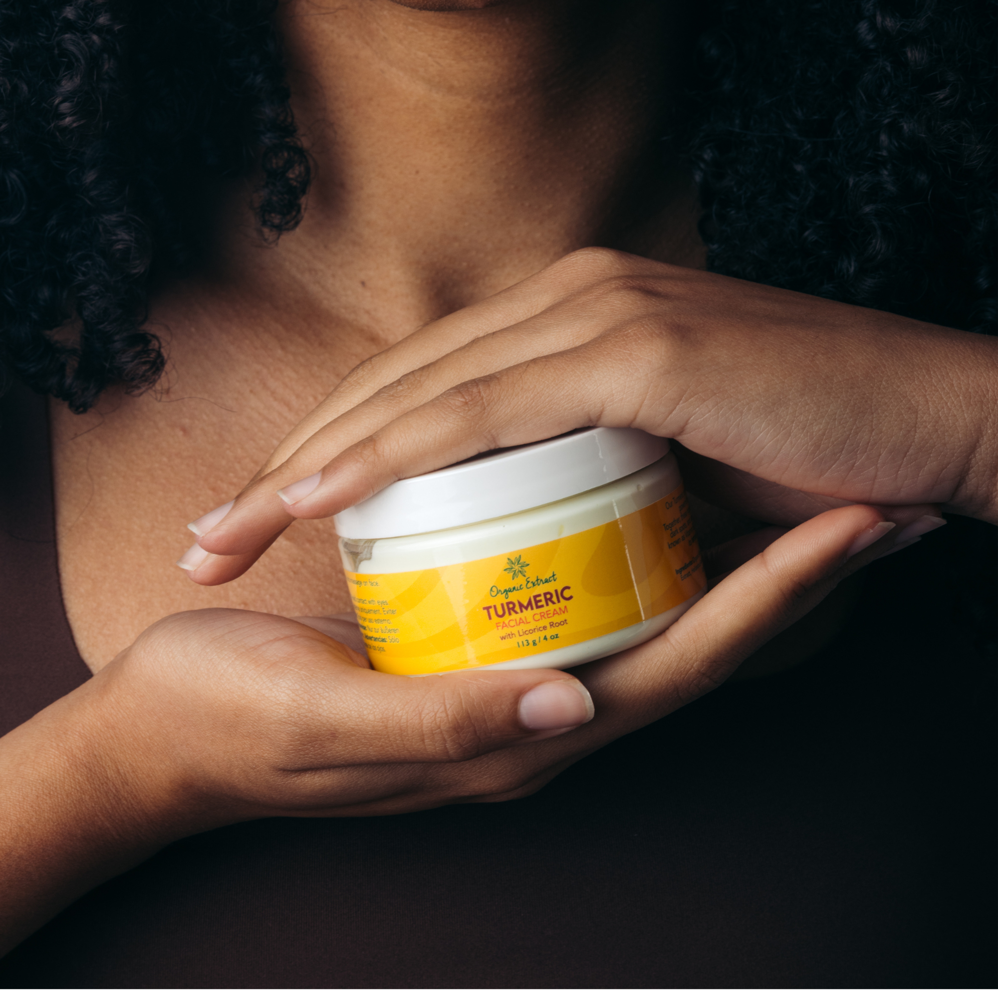 Organic Extract Turmeric Facial Cream 4 oz/118 ml
