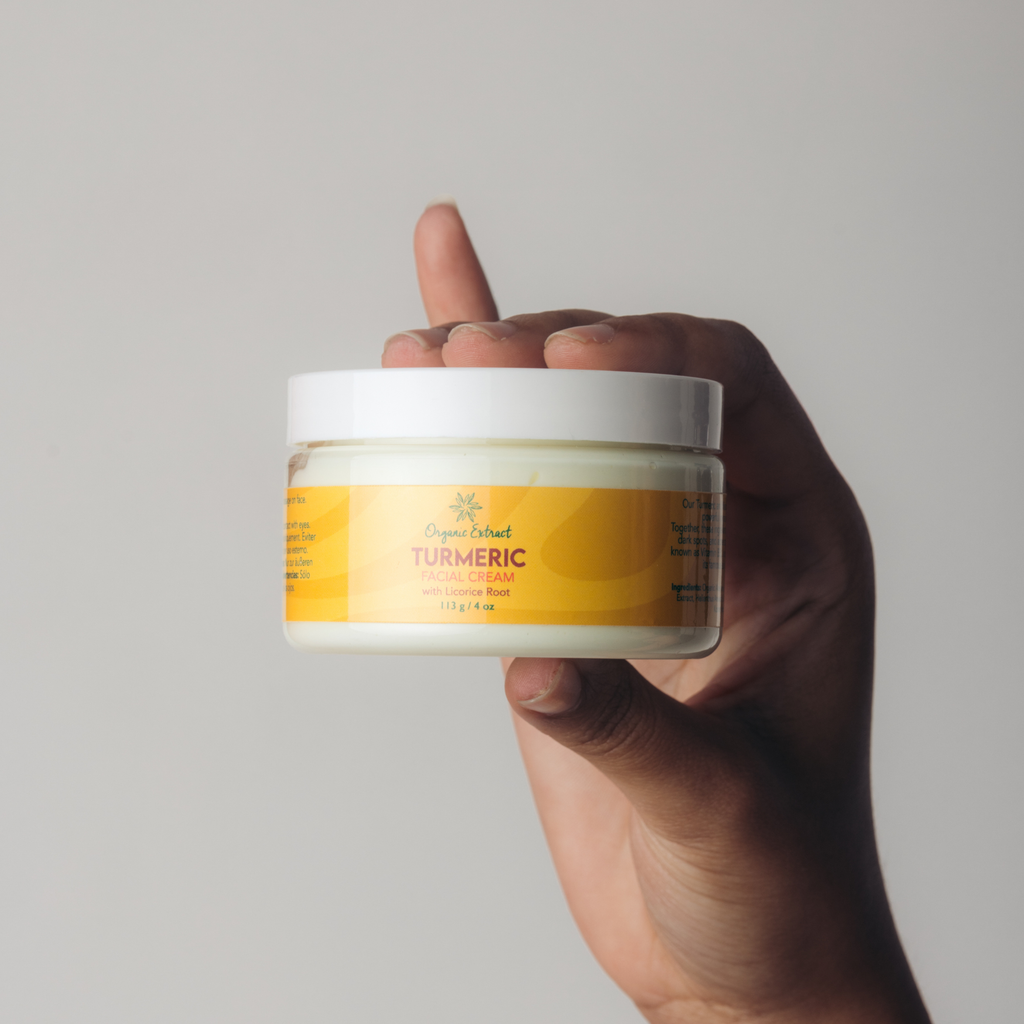 Organic Extract Turmeric Facial Cream 4 oz/118 ml