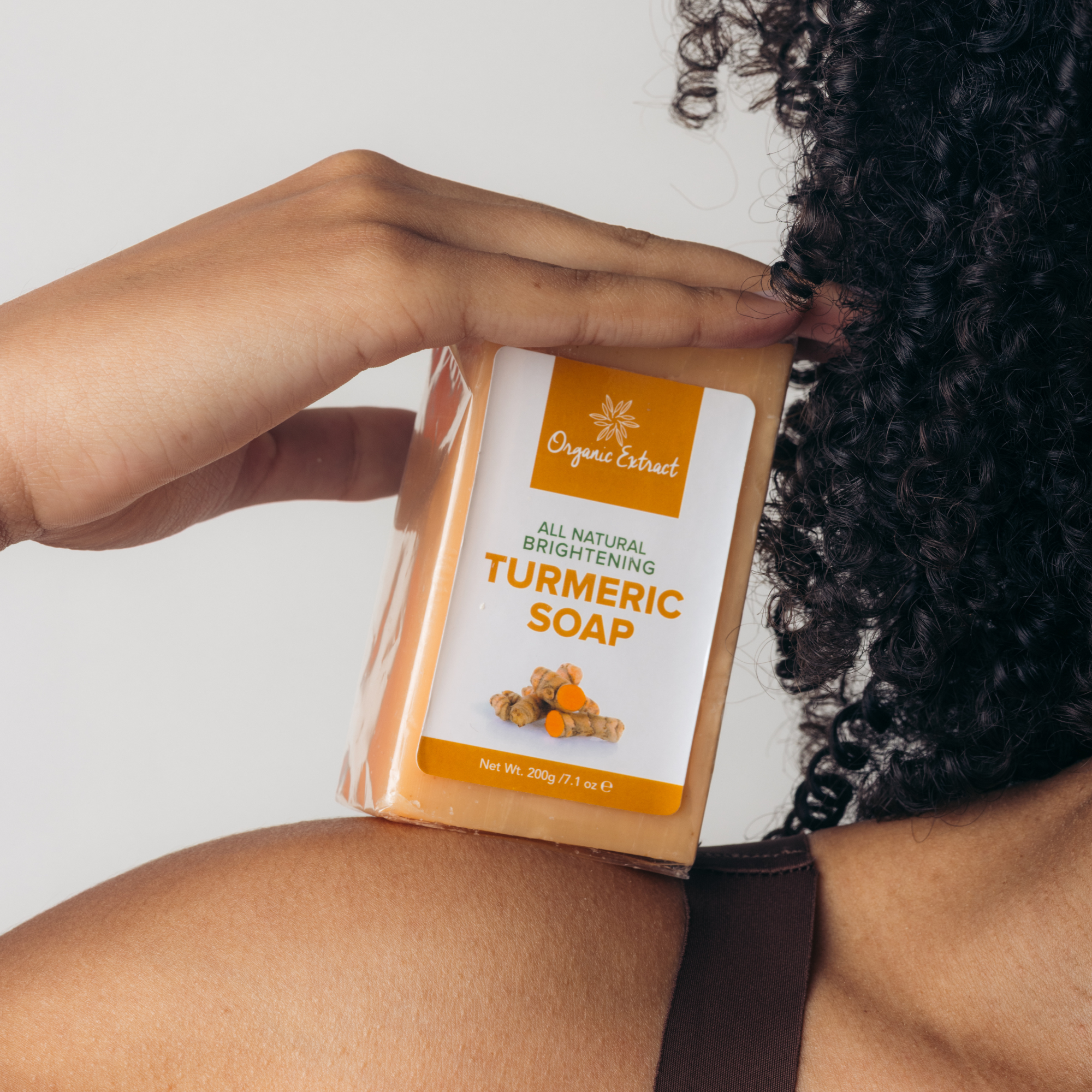 Organic Extract Turmeric Soap 7 oz/ 200gr
