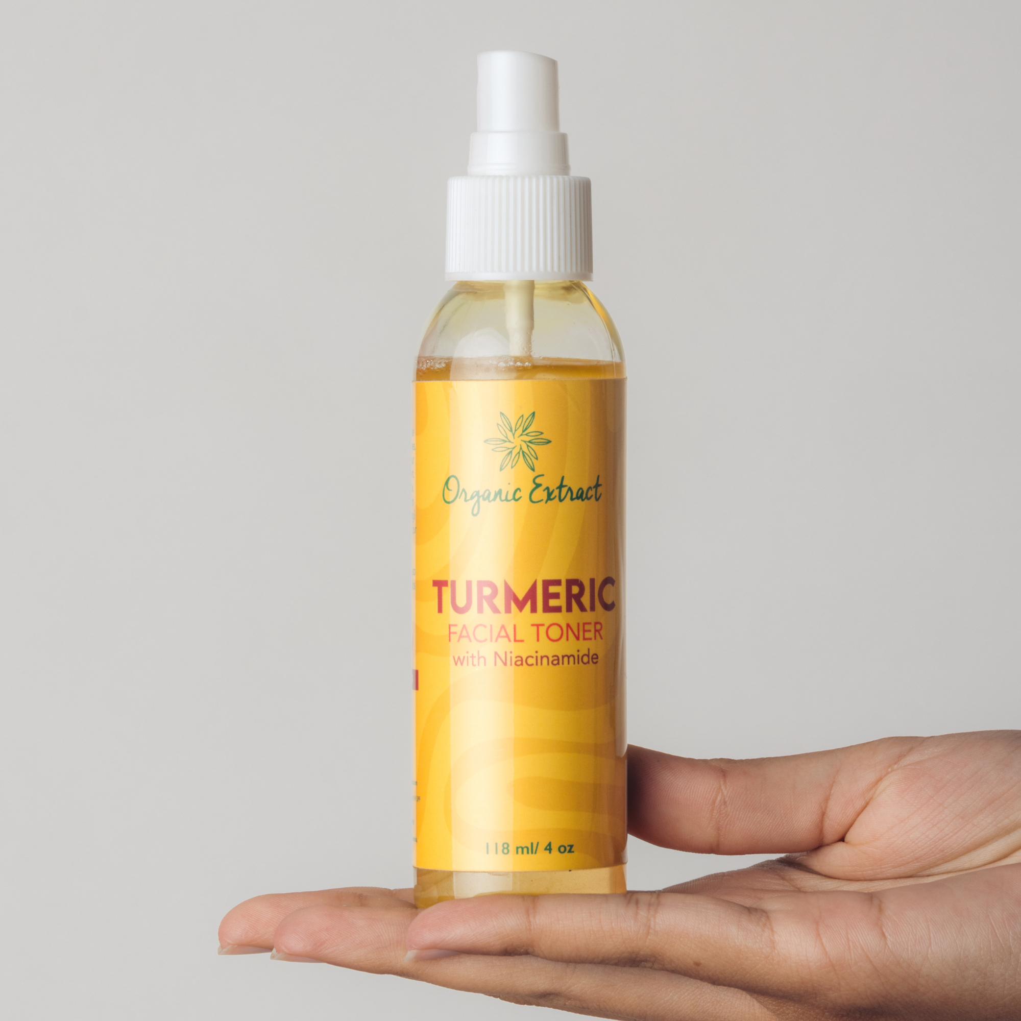 Organic Extract Turmeric Facial Toner 4 oz/118 ml