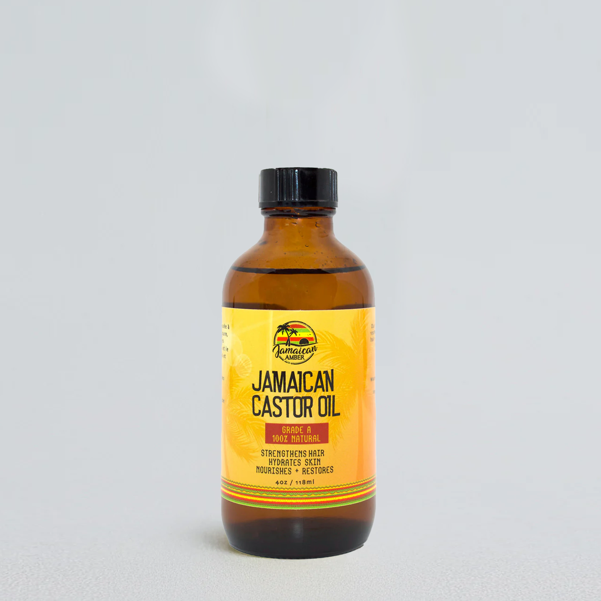 Jamaican Amber Jamaican Castor Hair / Body Oil 4 oz/118 ml