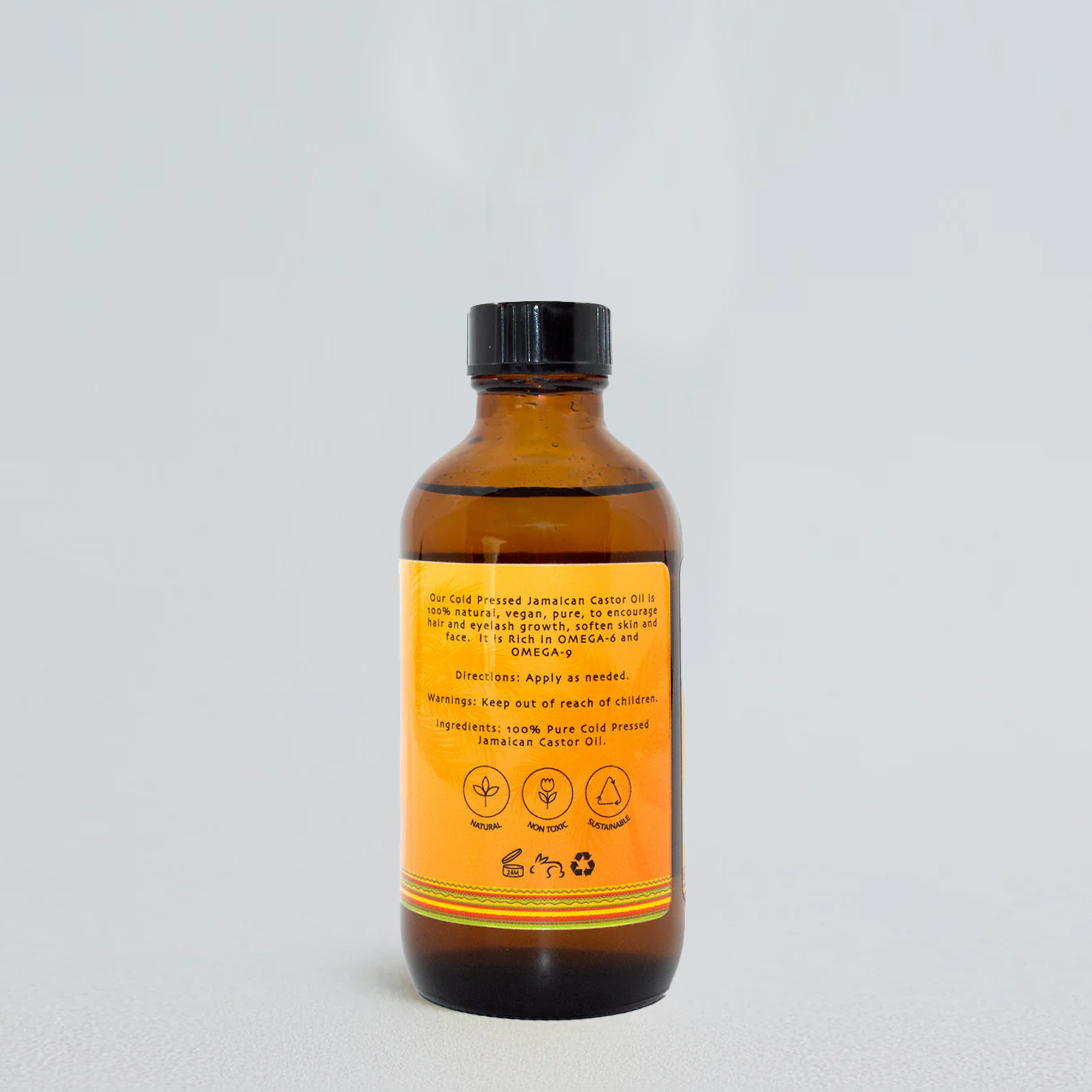 Jamaican Amber Jamaican Castor Hair / Body Oil 4 oz/118 ml