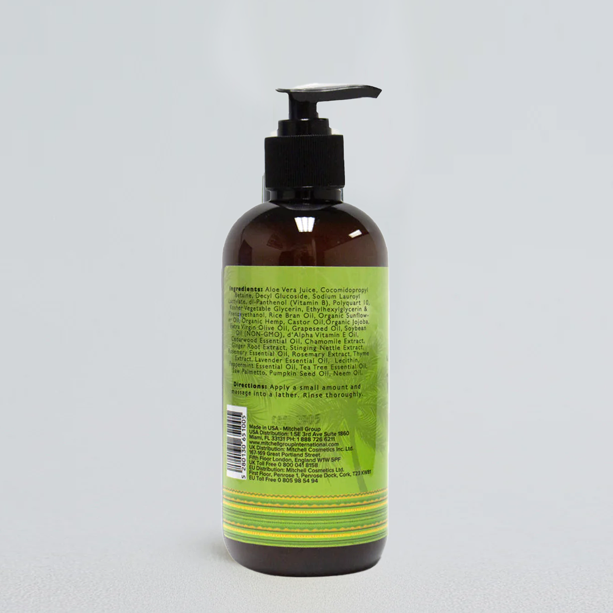 Jamaican Amber Jamaican Castor Oil & Rosemary Hair Shampoo 12 oz/354 ml