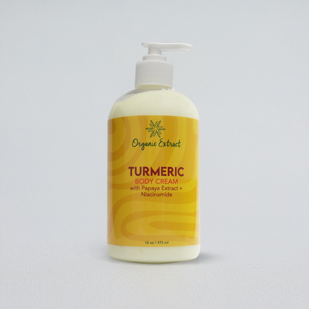 Organic Extract Turmeric Body Cream 16 oz