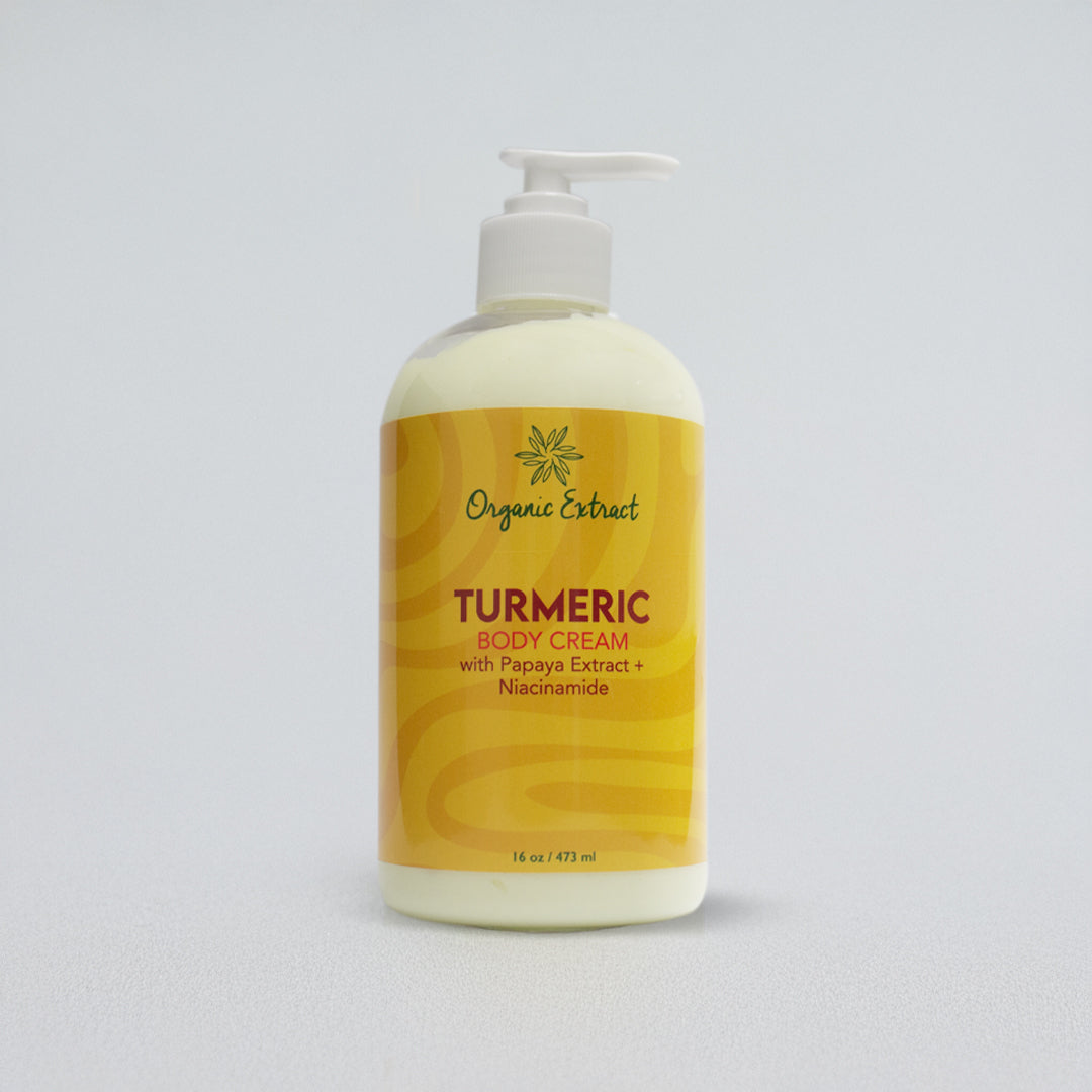 Organic Extract Turmeric Body Cream 16 oz