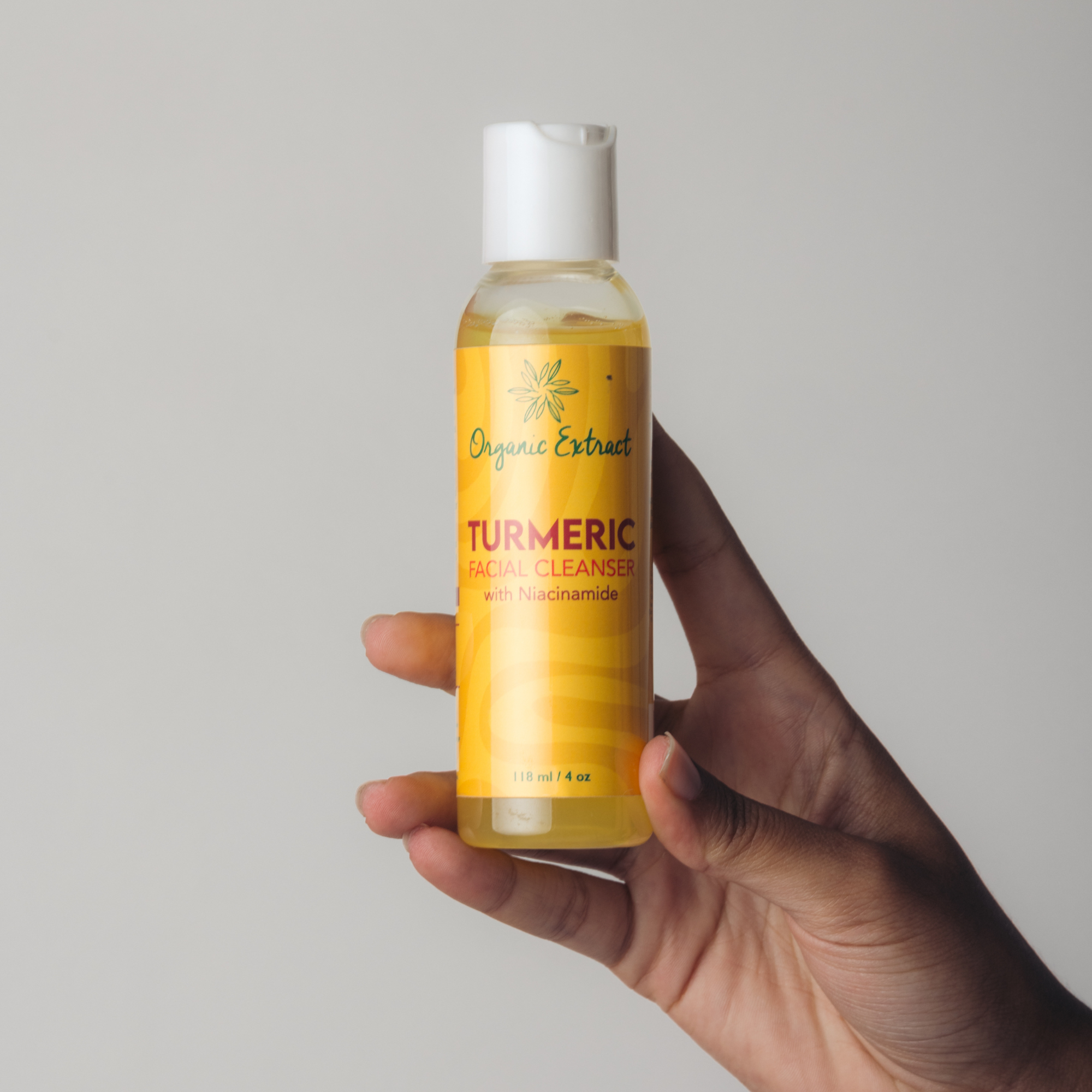 Organic Extract Turmeric Facial Cleanser 4 oz/118 ml